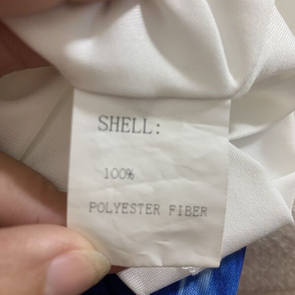 Forolav White Flowy Tie Back Dress Medium Bridal Shower Bride - Picture 6 of 9